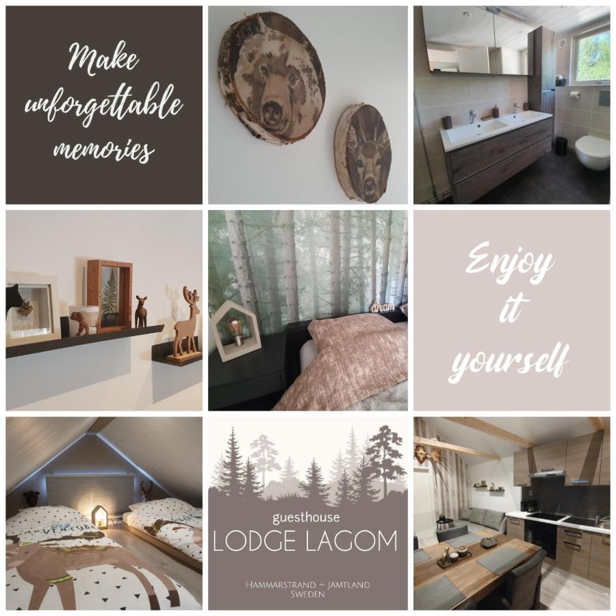 Luxury Guesthouse 'Lodge Lagom' - Hammarstrand-Jaemtland 外观 照片